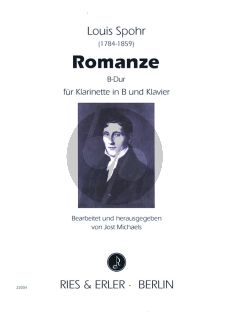 Spohr Romanze B-dur Klarinette[B]-Klavier (Jost Michaels)