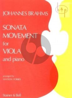 Sonata Movement (Sonatensatz 1983) for Viola and Piano