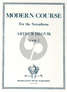 Hegvik Modern Course Vol.2 Saxophone (Elkan)