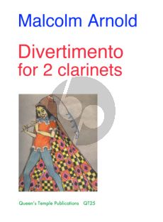 Arnold Divertimento Opus 135 2 Clarinets