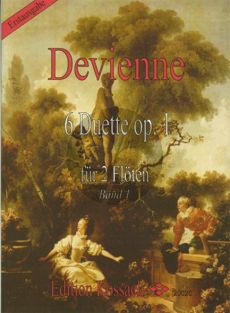 Devienne 6 Duette Op. 1 Vol. 1 No.1 - 3 for 2 Flutes (Grade 3 - 4) (first edition)