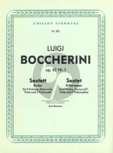 Boccherini Sextet E-flat major Op.42 No.1 Horn[Eb]-2 Vi.-Va.-2 Vc.)