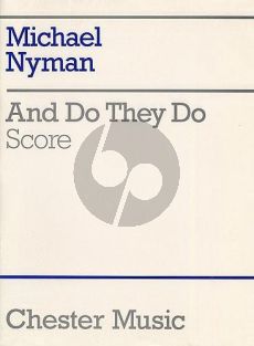 Nyman And Do they Do for Chamber Ensemble (Score)