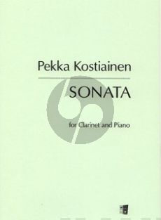 Kostiainen Sonata for Clarinet and Piano