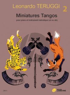 Teruggi Miniatures Tangos Vol. 2 for a Melody Instrument (C/Bb) and Piano