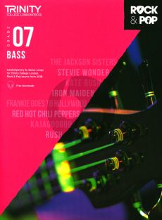Album Trinity College Rock & Pop Bass 2018 Grade 7 Book with Audio Online