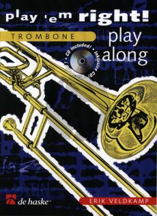 Veldkamp Play 'em Right - Play Along for Trombone (BC) (Bk-Cd) (grade 3)