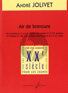 Jolivet Air de Bravoure pour Trompette et Piano