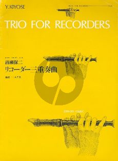 Kiyose Trio 3 Recorders (ATB) (Score)