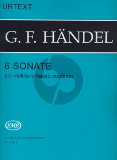 Handel 6 Sonatas Violin-Piano (edited by Pertis-Garay) (EMB-Urtext)