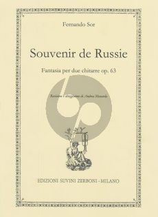 Sor Souvenir de Russie Op.63 2 Guitars