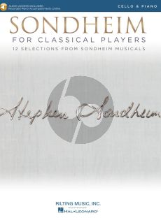 Sondheim for Classical Players for Cello and Piano (Book with Audio online)