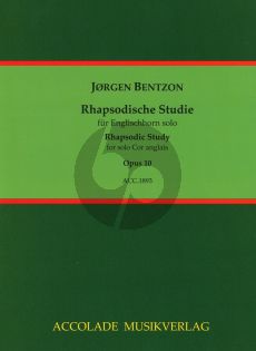 Bentzon Rhapsodische Studie Op.10 Englische Horn solo (Bodo Koenigsbeck)