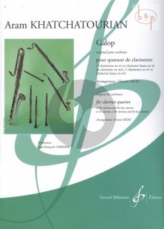 Galop (3 Clar.[Bb]-Bass Clar.) (Score/Parts) (transcr. Florent Heau)