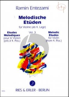 Melodische Etuden Vol. 3 Violine