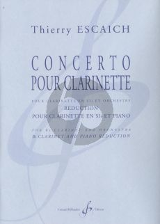 Escaich Concerto Clarinet[Bb]-Orchestra (piano red.)