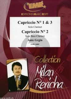 Grgin 3 Capriccio's No.1 and 3 Clarinet solo (No.2 for Bass Clarinet)