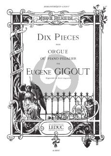 Gigout 10 Pieces pour Orgue