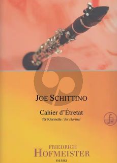 Schittino Cahier d’Etretat fur Klarinette Solo (Mittelschwer/Schwer)