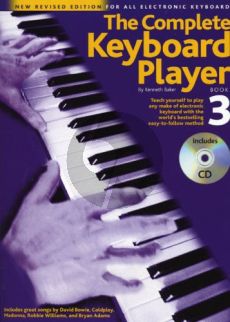 Baker The Complete Keyboard Player Vol. 3 Book with CD (new revised edition)