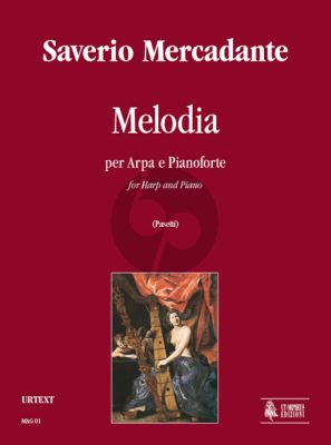 Mercadante Melodia for Harp and Piano (Score/Parts) (Anna Pasetti)