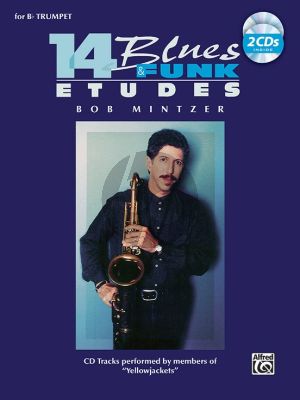 Mintzer 14 Blues & Funk Etudes for Trumpet (Book with 2 CD Set)