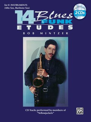 Mintzer 14 Blues & Funk Etudes for Eb Instruments (Book with 2 CD Set)