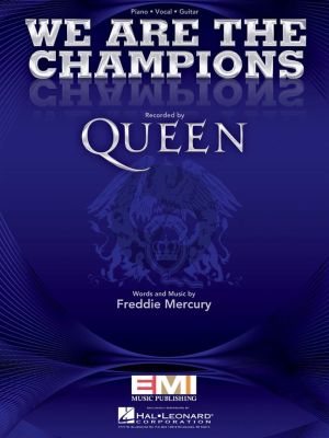 Mercury We are the Champions Piano-Vocal-Guitar sheet