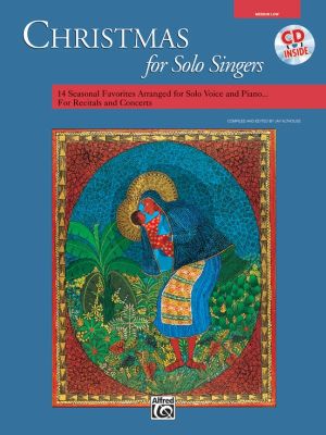 Christmas for Solo Singers (Med.Low) (Bk-Cd)