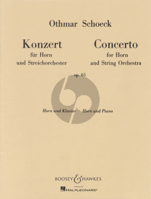 Concerto Op.65 Horn-Orchestra (Reduction Horn-Piano)