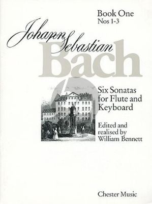 Bach 6 Sonatas Vol.1 (No.1 - 3) (Flute-Bc ) (Edited by William Bennett)