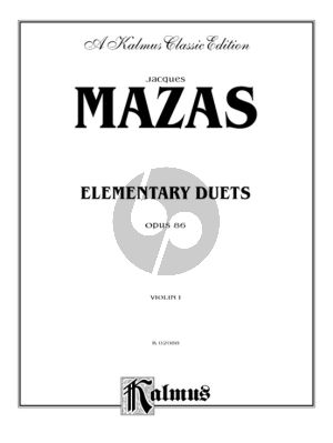 Mazas 6 Duets Op. 86 2 Violins