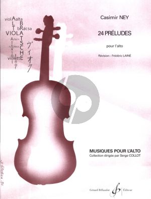 Ney 24 Preludes pour Alto (Viola) (Revision Frederic Laine)