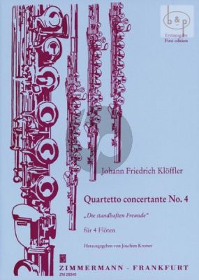 Quartetto Concertante No.4 "Die Standhaften Freunde" (4 Flutes)
