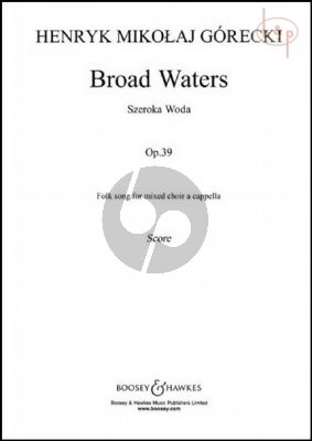 Broadwaters Op.39 for SATB-Piano