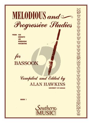 Hawkins Melodious & Progressive Studies Vol. 1 for Bassoon (Grade 1 - 3)