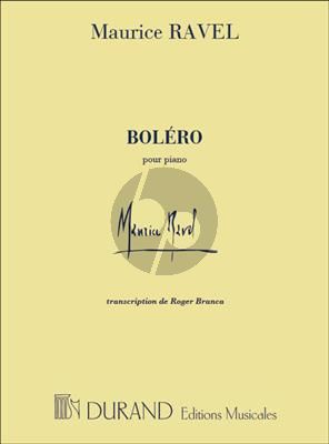 Bolero piano seule