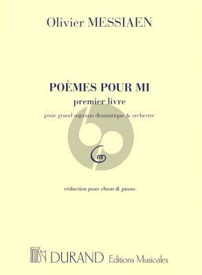 Poemes pour Mi Vol.1 pour Grand Soprano Dramatique et Piano