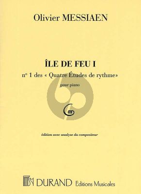 Messiaen Ile de Feu No.1 (Nouvelle edition revisee avec analyse du compositeur)