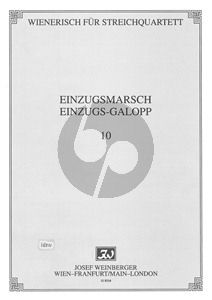 Wienerisch Vol.10 Strauss J.(Sohn) Einzugsmarsch & Strauss J.(Vater) Einzugs-Galopp Op.35 2 Vi.-Va.-Vc. (Stimmen)