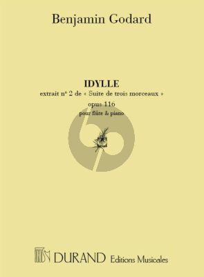 Godard Suite en trois Morceaux Op. 116 No. 2 Idylle Flute et Piano