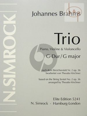 Trio G major after Sextet No.2 Op.36