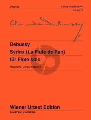 Debussy Syrinx (La Flute de Pan) Flute solo (Wiener-Urtext) (Stegemann/Ljungar-Chapelon)