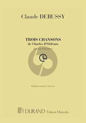 3 Chansons de Charles d'Orleans SATB