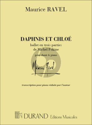 Daphnis & Chloe Ballet avec Choeur - Piano