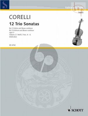 12 Triosonatas Op.3 Vol.2 (No.4 - 6) (2 Vi.-Bc)