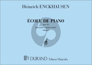 Enckhausen Ecole de Piano Op.84  Vol.2 Piano 4 mains