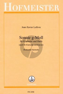 lefevre Sonate g-moll Klarinette-Harfe (oder Klavier) (Katharina Hanstedt)