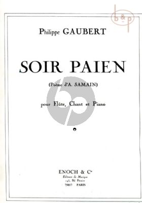 Soir Paien for Voice-Flute-Piano