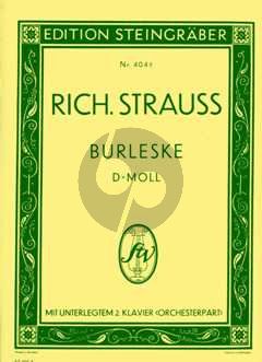 Strauss Burleske d-moll Klavier und Orchester 2 Klaviere